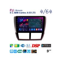 Nova Ts10  Qled  9" 4G  для Subaru Forester Impreza 2008 - 2012