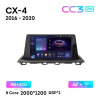Teyes CC3 2К 9"  4/32 Гб 4G  для Mazda CX-4 2016 - 2020