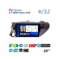 Nova Ts18  iPs 10" 4G  для Toyota Hilux 2015 - 2020  LHD