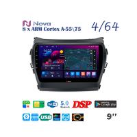 Nova Ts10  Qled 9" 4G  для Hyundai Santa Fe iX-45 2012 - 2018