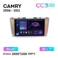 Teyes CC3 2К 9"  4/32 Гб 4G  для Toyota Camry 2006 - 2011