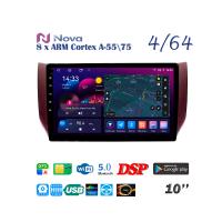 Nova Ts10  Qled 10" 4G  для Nissan Bluebird Sentra Tiida 2014 - 2020