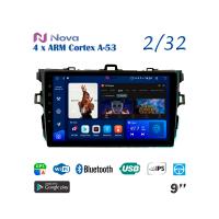 Nova A8  iPs 9"  для Toyota Corolla 2006 - 2013 Тип 2