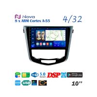 Nova Ts18  iPs 10" 4G  для Nissan X-Trail Qashkai 2014 - 2020  Тип 2