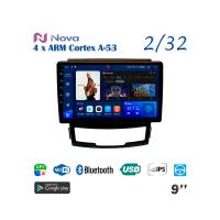Nova A8  iPs 9"  для Ssang Yong Actyon 2011 - 2013