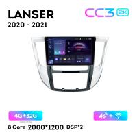Teyes CC3 2К 9"  4/32 Гб 4G  для Mitsubishi Lancer 2020 - 2021
