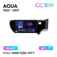 Teyes CC3 2К 9"  4/32 Гб 4G  для Toyota Aqua 2012 - 2017