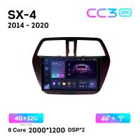 Teyes CC3 2К 9"  4/32 Гб 4G  для Suzuki SX4 2014 - 2020