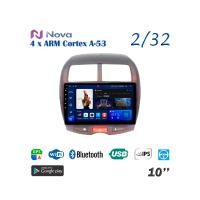 Nova A8  iPs 10"  для Mitsubishi ASX, RVR 2010 - 2016