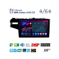 Nova Ts10  Qled 10" 4G  для Honda Fit 2013 - 2018 LHD