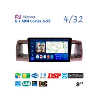 Nova Ts18  iPs 9" 4G  для Toyota Corolla 2001 - 2006 Тип 1