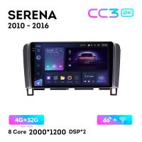 Teyes CC3 2К 9"  4/32 Гб 4G  для Nissan Serena 2010 - 2016