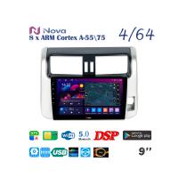 Nova Ts10  Qled 9" 4G  для Toyota Prado 150 RHD 2009 - 2013