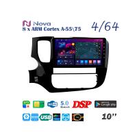 Nova Ts10  Qled 10" 4G  для Mitsubishi Outlander 2013 - 2020 LHD
