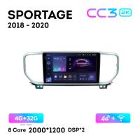 Teyes CC3 2К 9"  4/32 Гб 4G  для KIA Sportage 2018 - 2020