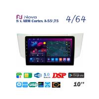 Nova Ts10  Qled 10" 4G  для Toyota Harrier Lexus RX 2003-2009
