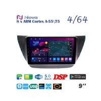 Nova Ts10  Qled  9" 4G  для Mitsubishi Lancer 2003 - 2007