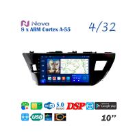 Nova Ts18  iPs 10" 4G   для Toyota Corolla 2014 - 2016 LHD