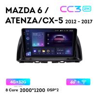 Teyes CC3 2К 10"  4/32 Гб 4G  для Mazda 6 Atenza CX5 2012 - 2015