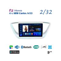 Nova A8  iPs 9"  для Hyundai Solaris 2017 - 2020