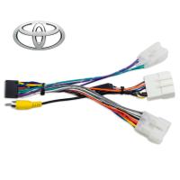 Переходник для магнитолы L 996# Toyota 1987-2017 с адаптером камеры с 6v на 12 v  без ан. разьема.