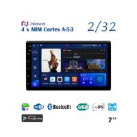 Автомагнитола  Nova  A8  2DIN 104 х 178 мм  iPs 7" 2/32 Gb  WiFi