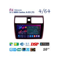 Nova Ts10  Qled 10" 4G  для Suzuki Swift 2004 - 2010