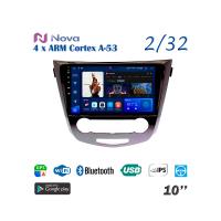 Nova A8  iPs 10" для Nissan X-Trail Qashkai 2014 - 2020  Тип 1