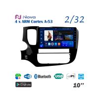 Nova A8  iPs 10"  для Mitsubishi Outlander 2013 - 2020 LHD