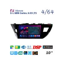 Nova Ts10  Qled 10" 4G   для Toyota Corolla 2014 - 2016 LHD