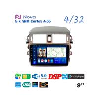 Nova Ts18  iPs  9" 4G  для Toyota Corolla 2006 - 2013 LHD