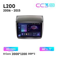 Teyes CC3 2К 9"  4/32 Гб 4G  для Mitsubishi L200 2006 - 2015