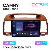 Teyes CC3 2К 9"  4/32 Гб 4G  для Toyota Camry 2001 - 2006
