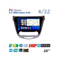 Nova Ts18  iPs 10" 4G  для Nissan X-Trail Qashkai 2014 - 2020  Тип 1