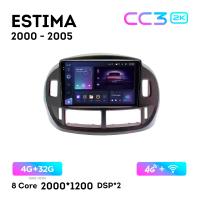 Teyes CC3 2К 9"  4/32 Гб 4G  для Toyota Estima 2000 - 2005