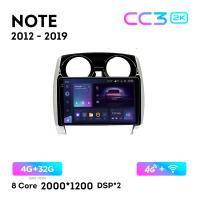 Teyes CC3 2К 10"  4/32 Гб 4G  для Nissan Note 2012 - 2019
