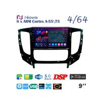 Nova Ts10  Qled 9" 4G  для Mitsubishi L200 2015 - 2018 Тип 1