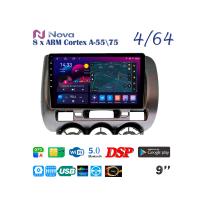 Nova Ts10  Qled  9" 4G  для Honda Fit 2001 - 2007 Тип 2