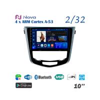 Nova A8  iPs 10" для Nissan X-Trail Qashkai 2014 - 2020  Тип 2