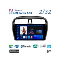 Nova A8  iPs 9"  для Mitsubishi Mirage 2012 - 2020