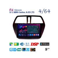 Nova Ts10  Qled 9" 4G  для Suzuki SX4 2014 - 2020