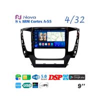 Nova Ts18  iPs  9" 4G  для Mitsubishi Pajero Sport 2015 - 2020