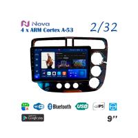 Nova A8  iPs 9"  для Honda Civic 2000 - 2006
