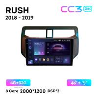 Teyes CC3 2К 9"  4/32 Гб 4G  для Toyota Rush 2018 - 2019