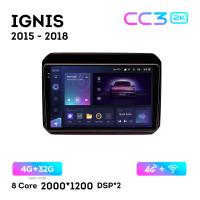 Teyes CC3 2К 9"  4/32 Гб 4G  для Suzuki Ignis 2015 - 2018