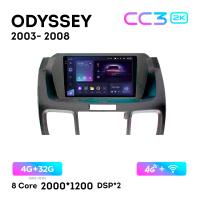 Teyes CC3 2К 9"  4/32 Гб 4G  для Honda Odyssey 2003 - 2008