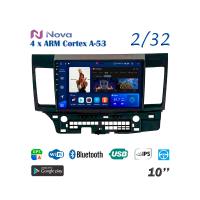 Nova A8  iPs 10"  для Mitsubishi Lancer 2008 - 2020