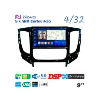 Nova Ts18  iPs  9" 4G  для Mitsubishi L200 2015 - 2018 Тип 1