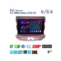 Nova Ts10  Qled  9" 4G  для Mitsubishi Outlander 2007 - 2012