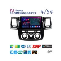 Nova Ts10  Qled  9" 4G  для Toyota Hilux 2011 - 2015 Тип 2